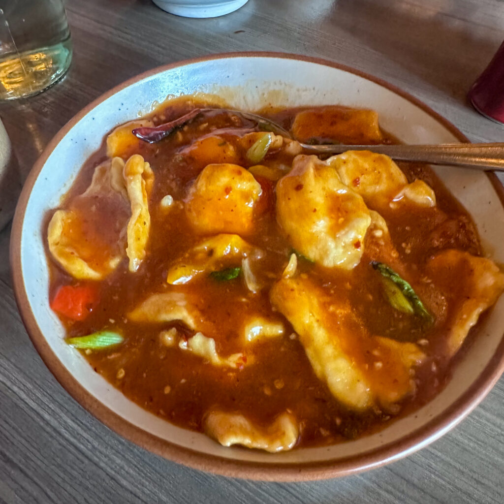 Chicken with Chillies and Hot Garlic at Gong