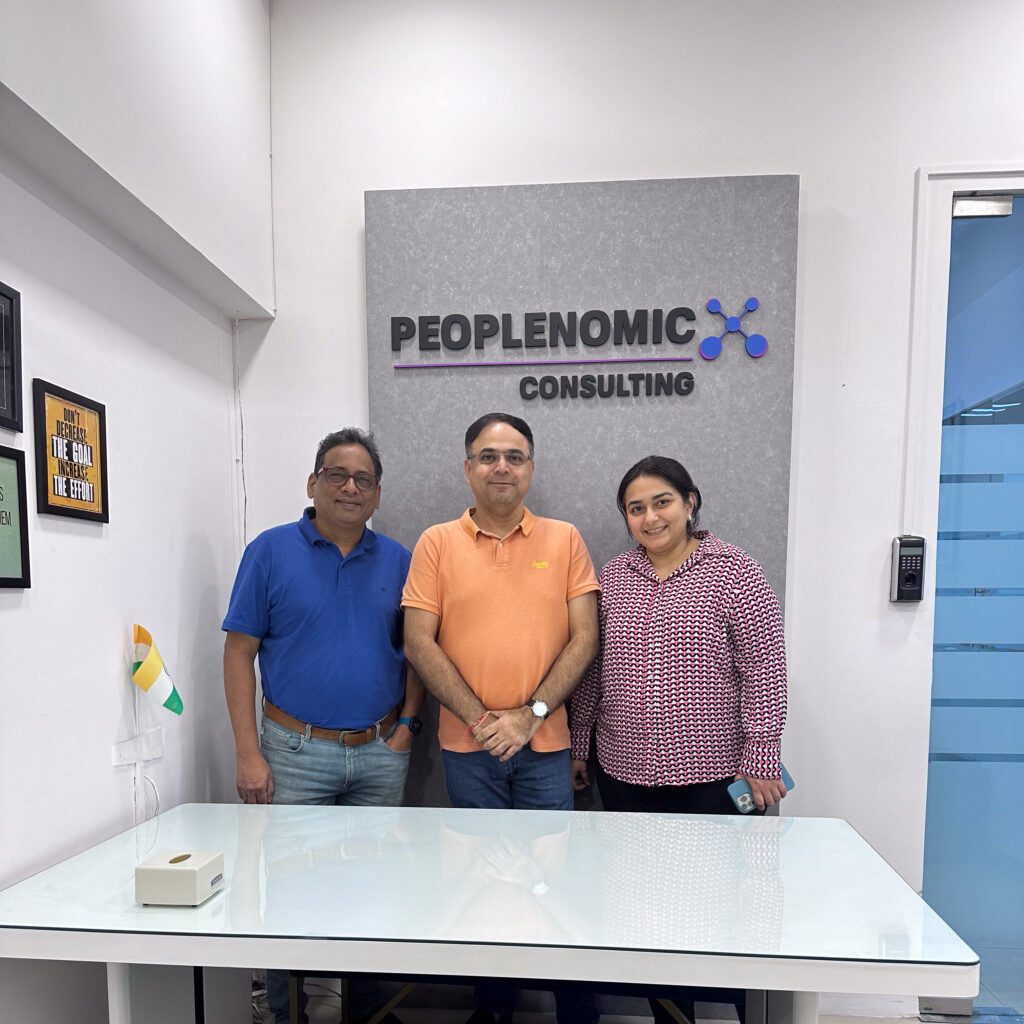 Sampath Iyengar, Nihal Kotak and Arpita Kotak at the Peoplenomic Consulting HQ