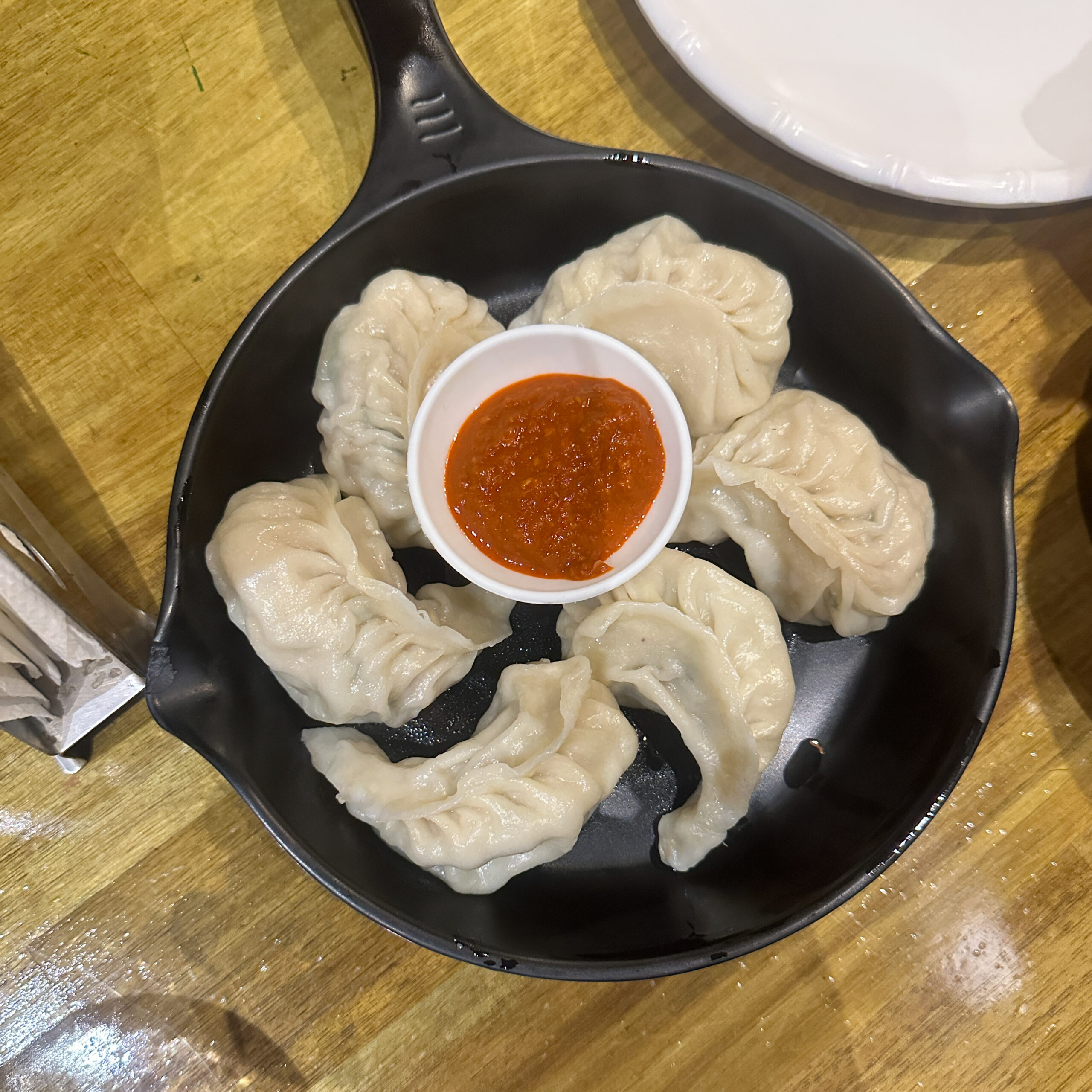 Chicken Steamed Momos at The Darjeeling