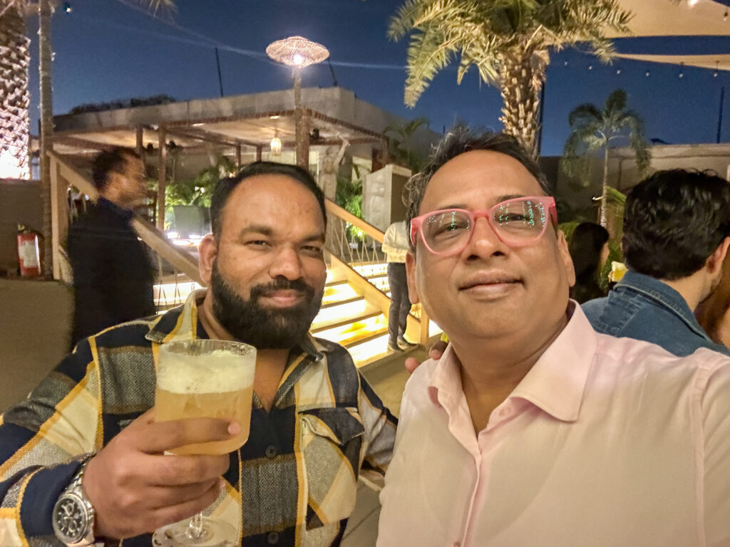 Sampath Iyengar at The Cocktail Club of India with Sunny