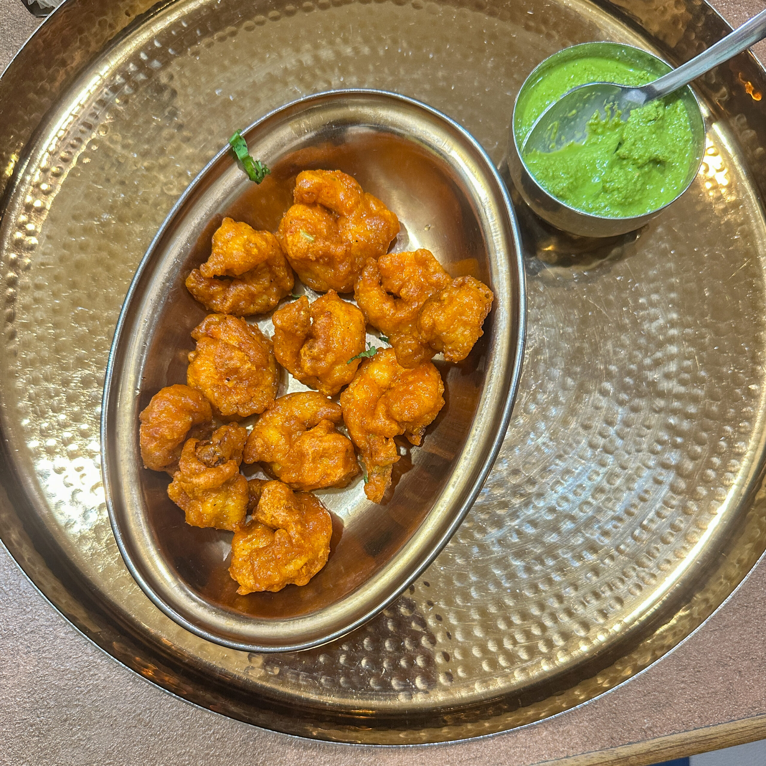 Prawns Koliwada at Nav Kayastha Pangat