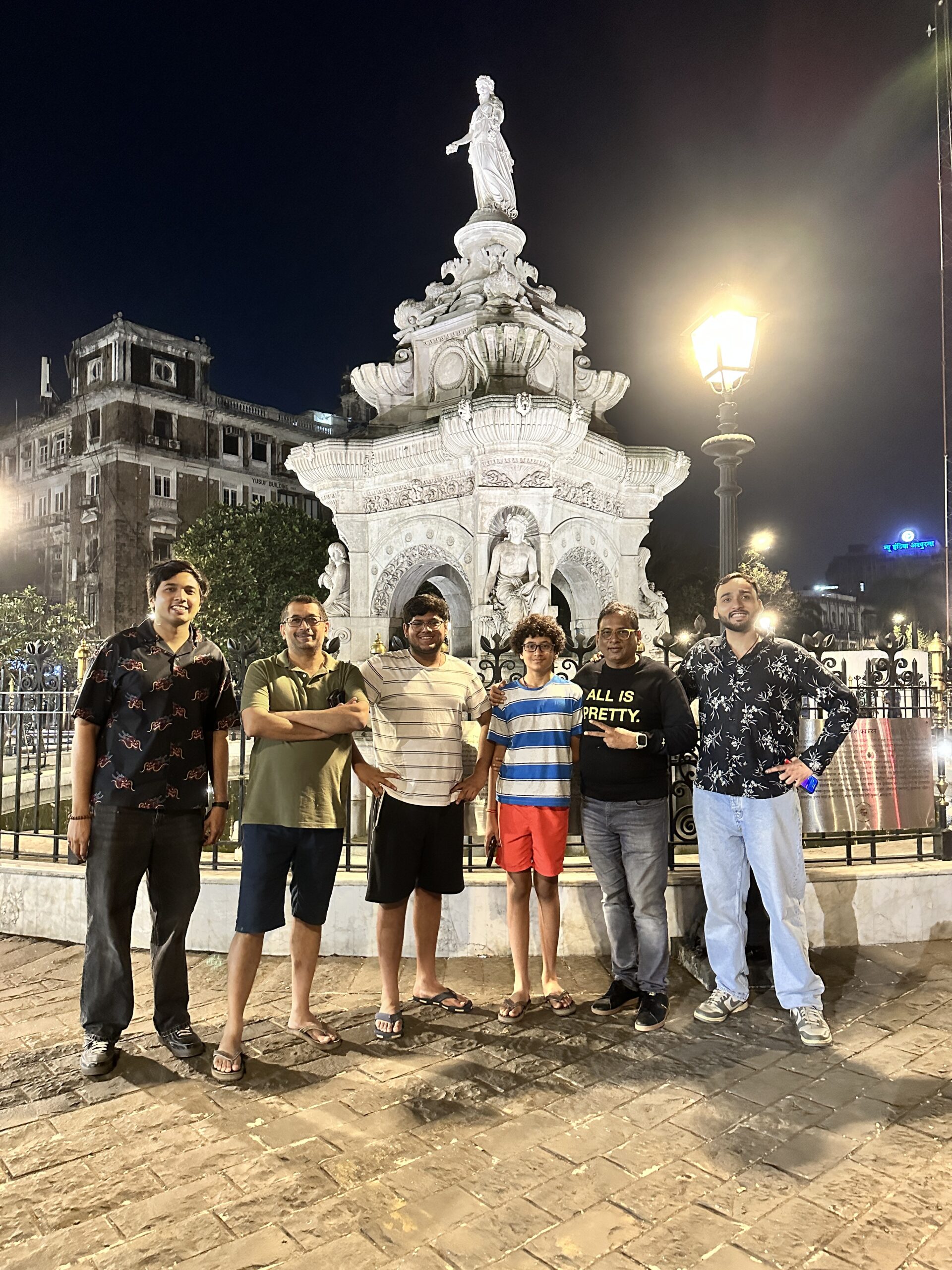 Sampath Iyengar and Carlon Iyengar at Flora Fountain Mumbai brothers