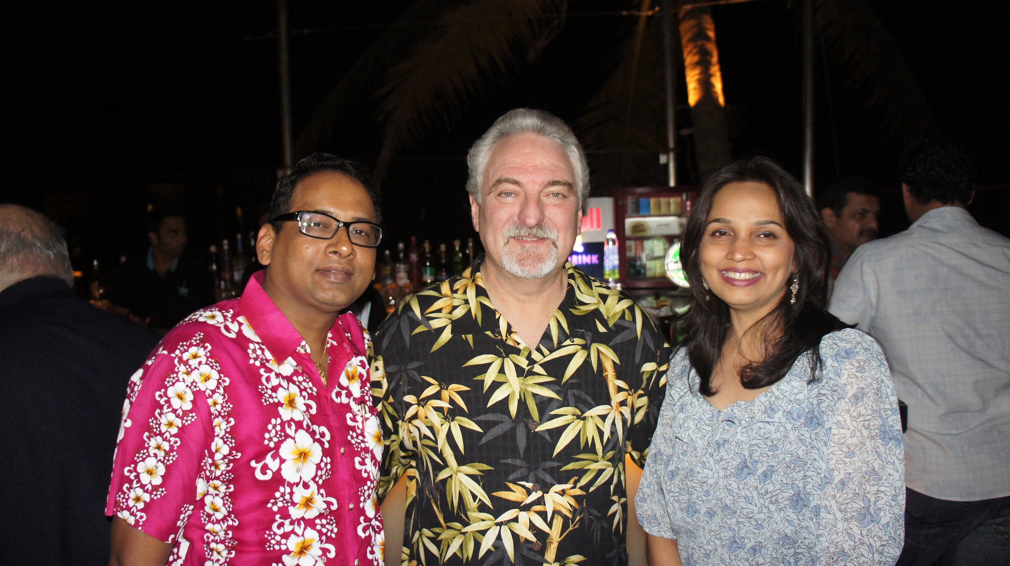 Sampath Iyengar and Nomita with Dr Ivan Misner first visit to India