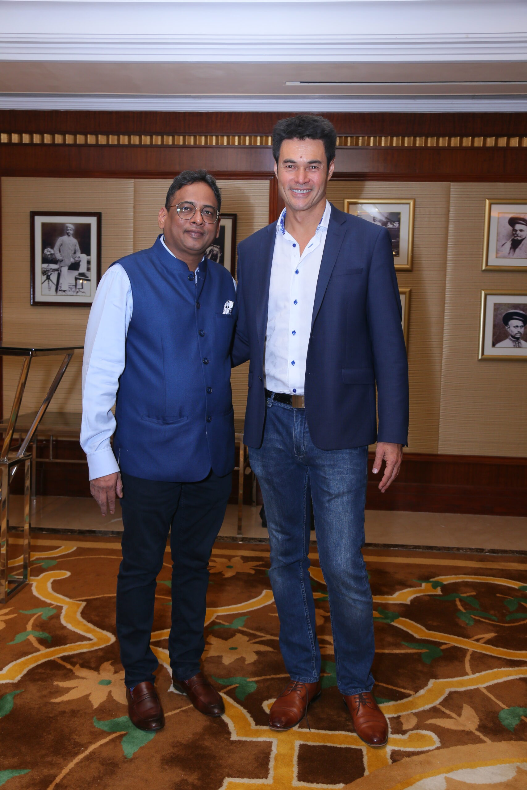 Sampath Iyengar with Roger Hamilton GEM founder